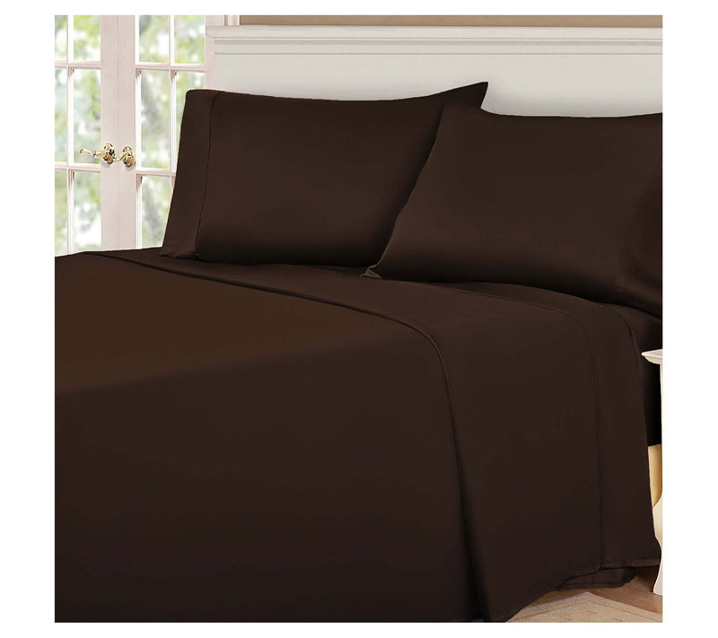 Superior 530-Thread Count Solid Egyptian CottonSheets, Full — Main view