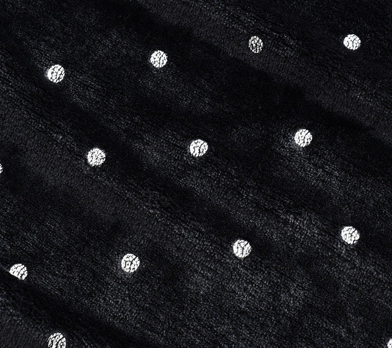 Superior Metallic Polka Dot Ultra-Plush Fleece Blanket, King — View 24