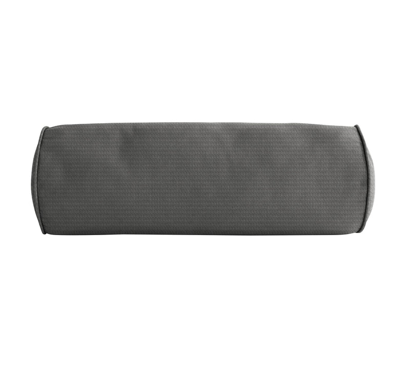 Sorra Home Outdura Steel Bolster Pillow 16 in x6 in x 6 in — Main view