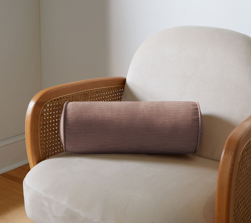 Sorra Home Velvet Bolster Pillow 16 in x 6 in x6 in — View 16