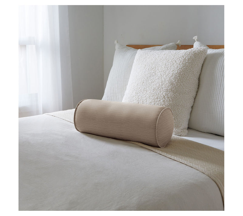 Sorra Home Velvet Bolster Pillow 20 in x 8 in x8 in — View 17