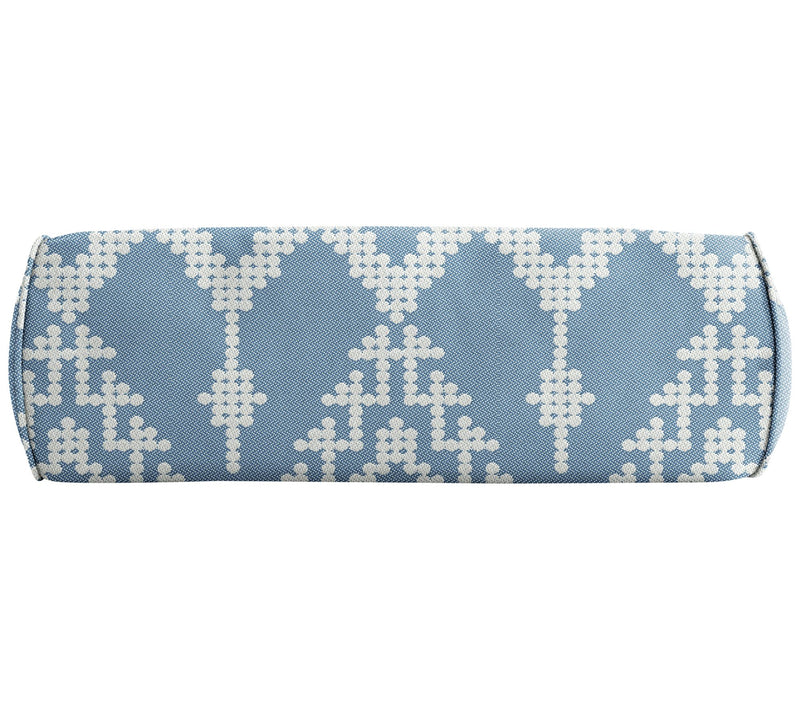 Sorra Home Outdura Folklore Bolster Pillow 24 in x 8 in x 8 in — View 3