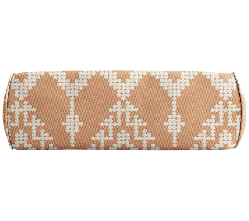 Sorra Home Outdura Folklore Bolster Pillow 24 in x 8 in x 8 in — View 5