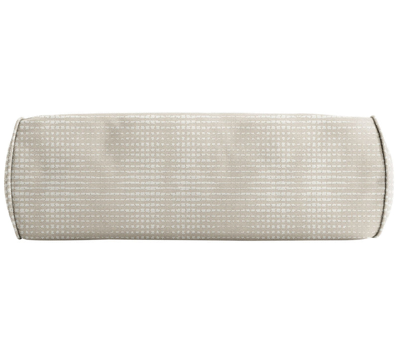 Sorra Home Outdura Moonbeam Bolster Pillow 24 in x 8 in x 8 in — Main view
