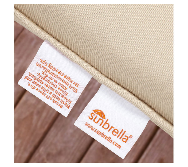 Sorra Home Sunbrella Bolster Pillow 24 in x 8 in x 8 in — View 14