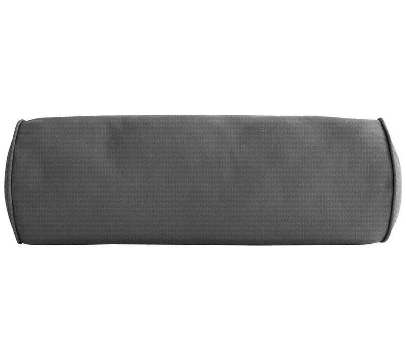 Sorra Home Outdura Steel Bolster Pillow 24 in x8 in x 8 in — Main view