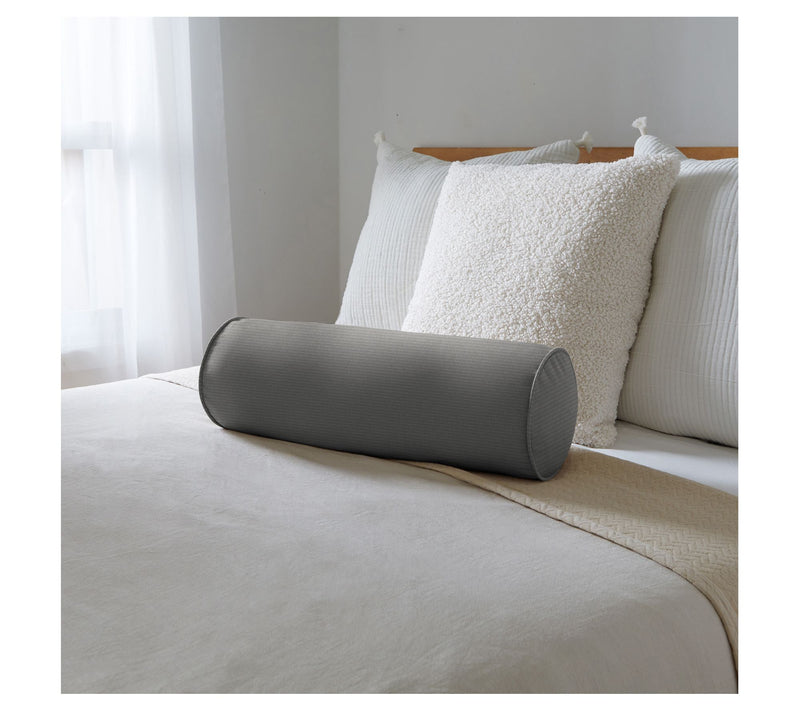 Sorra Home Outdura Steel Bolster Pillow 24 in x8 in x 8 in — View 6