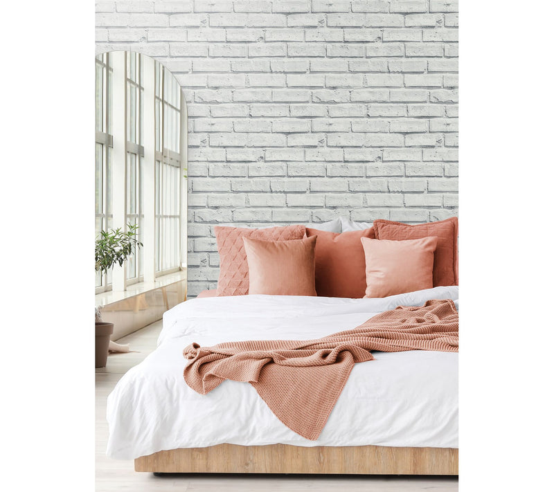 Arthouse Faux-Brick Peel-and-Stick Wallpaper — View 9