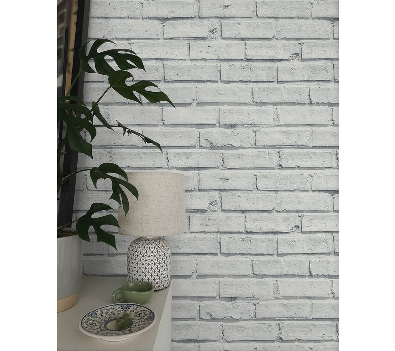 Arthouse Faux-Brick Peel-and-Stick Wallpaper — View 8