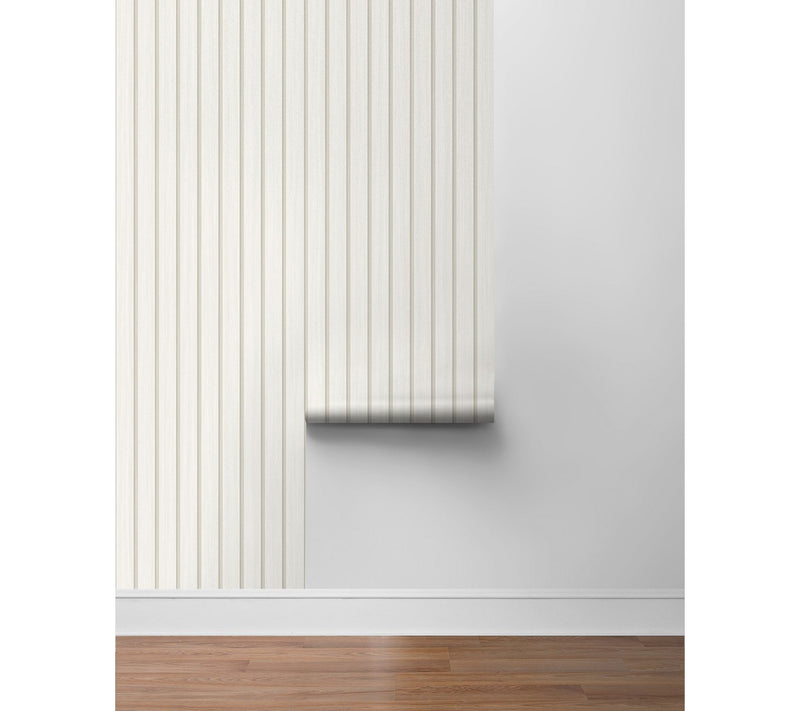 Stacy Garcia Home Faux Wooden-Slats Peel-and-Stick Wallpaper — View 10