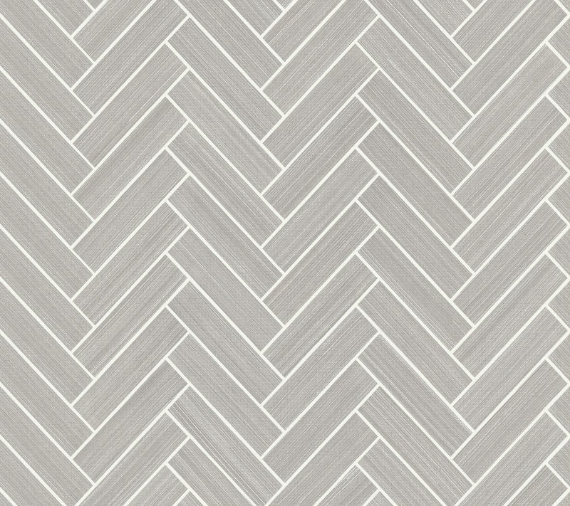Stacy Garcia Home Herringbone Inlay Peel-and-Stick Wallpaper — View 9