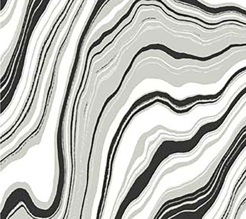 Lillian August Marbled Faux-Tile Peel-and-StickWallpaper — View 6