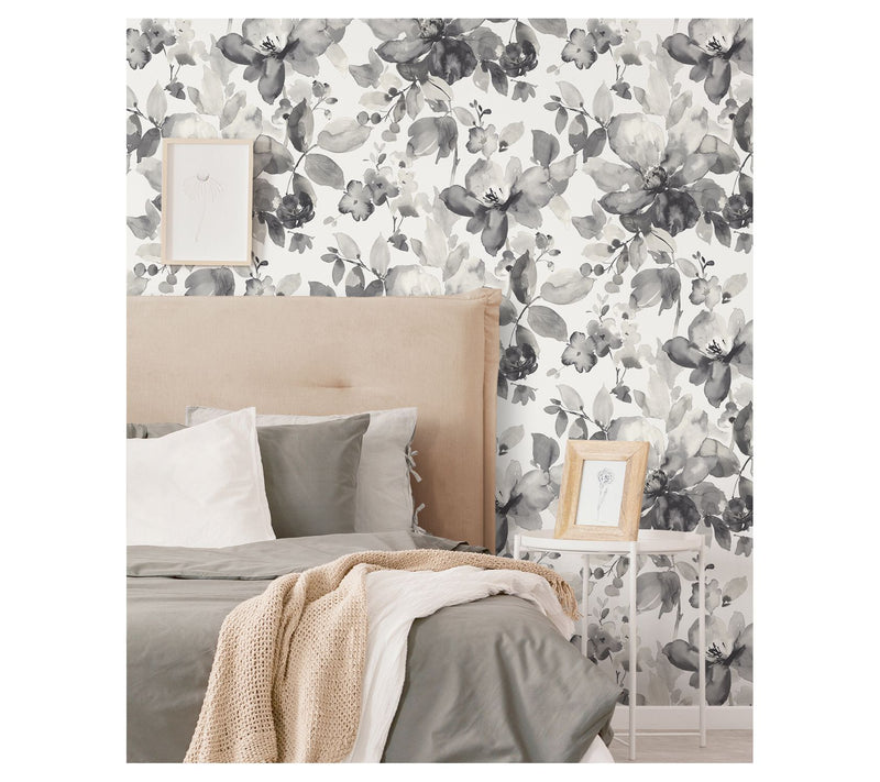 NextWall Watercolor Flower Peel-and-Stick Wallpaper — View 8