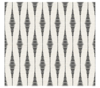 NextWall Striped Ikat Peel-and-Stick Wallpaper