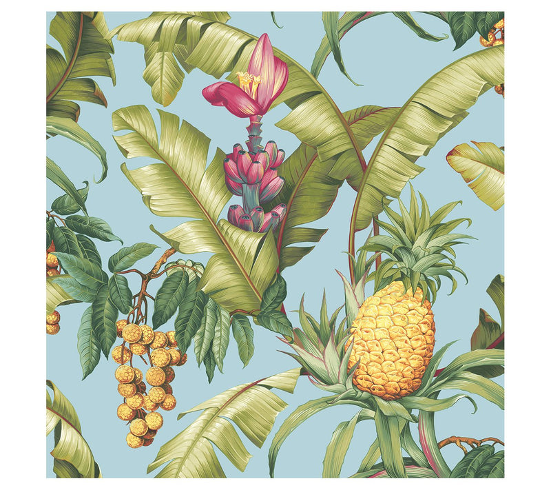 NextWall Pineapple Floral Peel-and-Stick Wallpaper — View 5