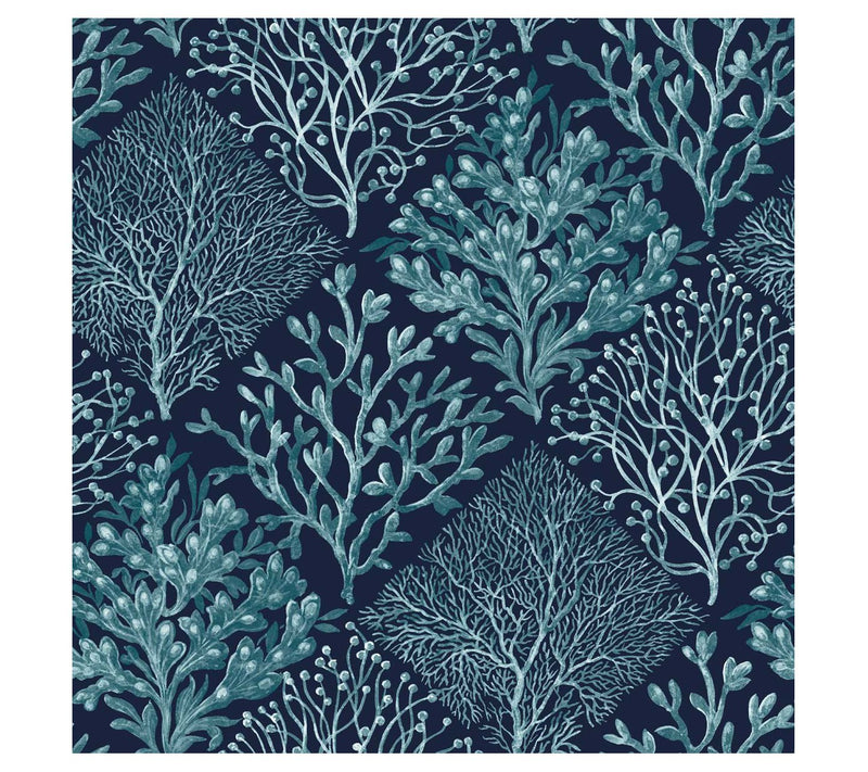 NextWall Seaweed Peel-and-Stick Wallpaper — View 9