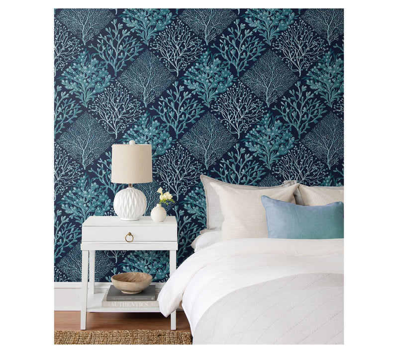 NextWall Seaweed Peel-and-Stick Wallpaper — View 10