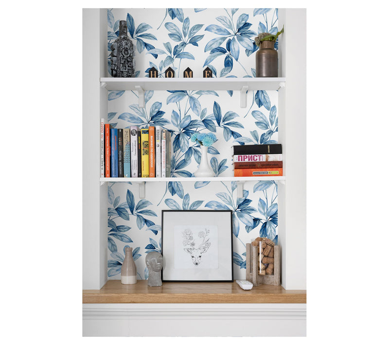 NextWall Leaf Trail Peel-and-Stick Wallpaper — View 10