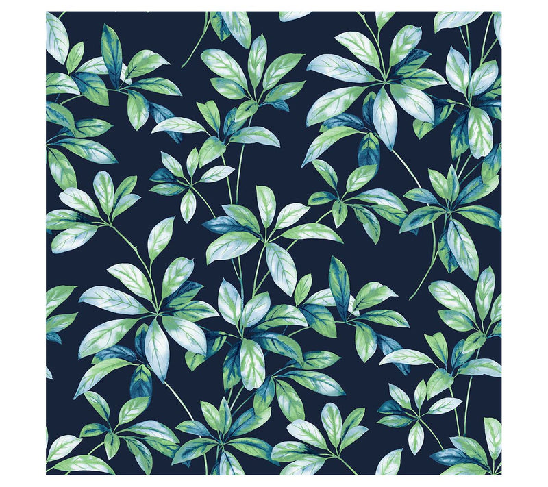 NextWall Leaf Trail Peel-and-Stick Wallpaper — View 9