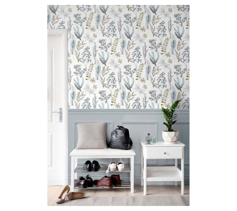 NextWall Wild Garden Peel-and-Stick Wallpaper — View 9