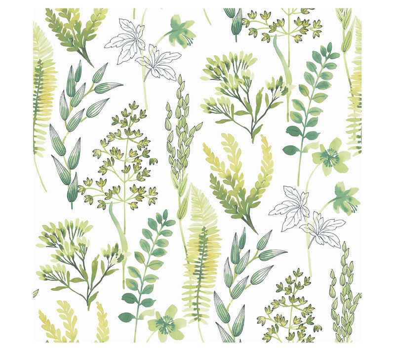 NextWall Wild Garden Peel-and-Stick Wallpaper — View 7