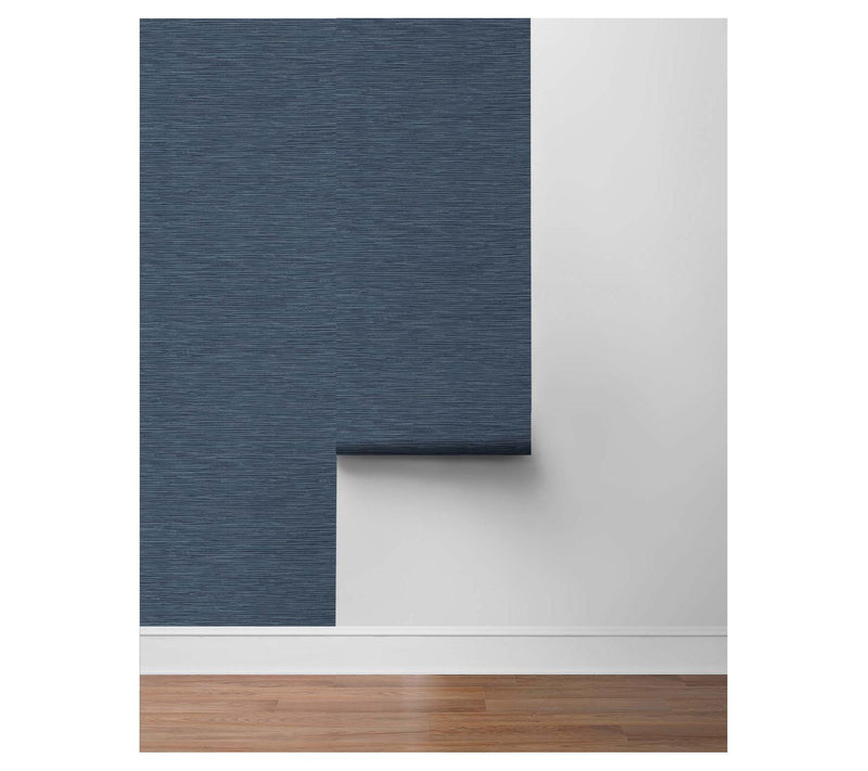 NextWall Cyrus Faux Grasscloth Peel and Stick Wallpaper — View 10