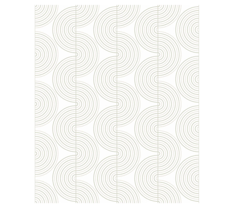 NextWall Zen Geo Screen Printed Peel and StickWallpaper — View 9