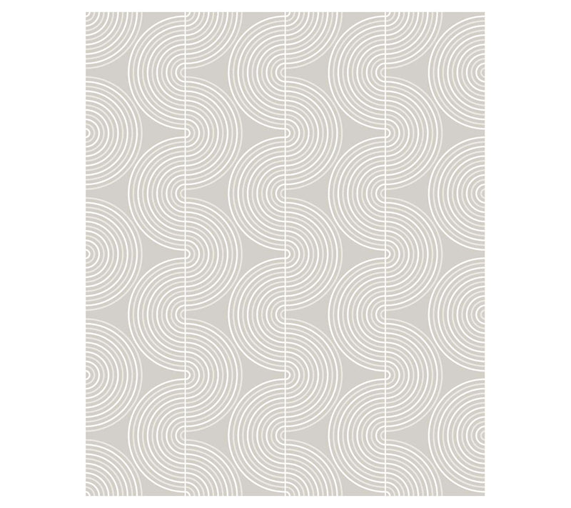 NextWall Zen Geo Screen Printed Peel and StickWallpaper — View 7