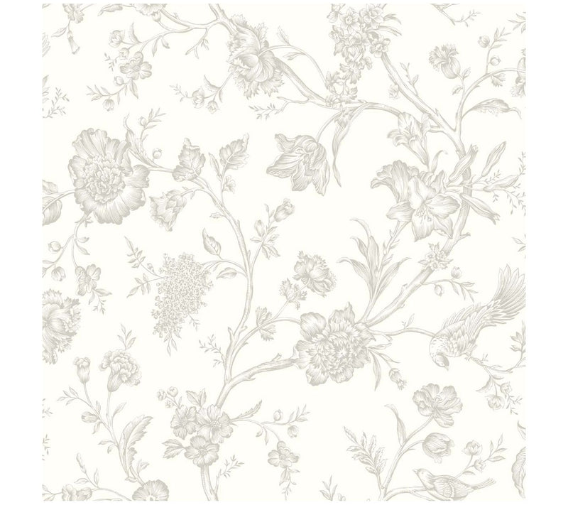 NextWall Jasmine Chinoiserie Peel and Stick Wallpaper — View 7
