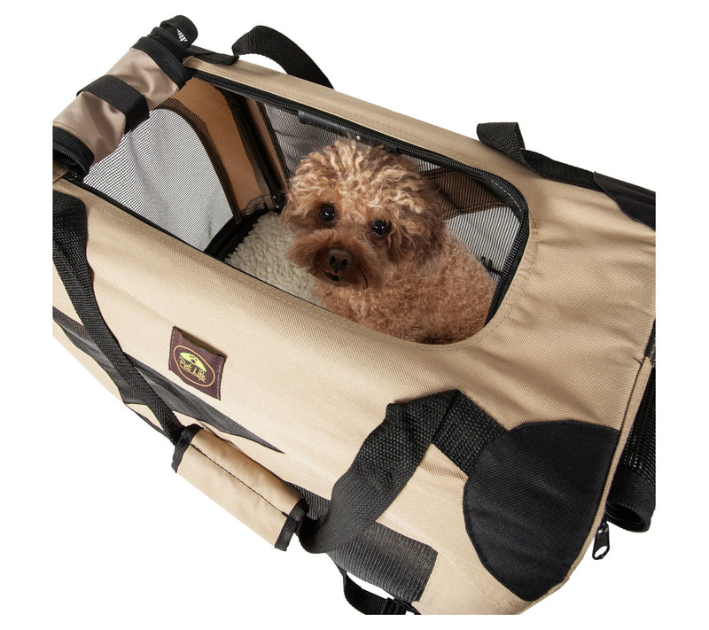 Pet Life Folding Zippered 360 Vista View Pet Cre — View 9