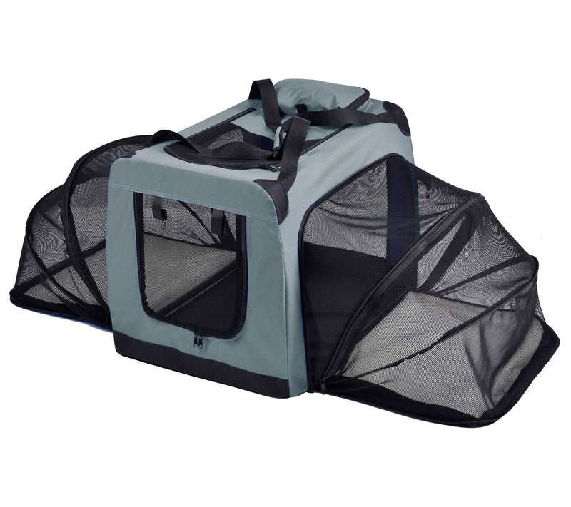 Pet Life Hounda Accordion Metal Frame Expandable Pet Dog Crate — View 5