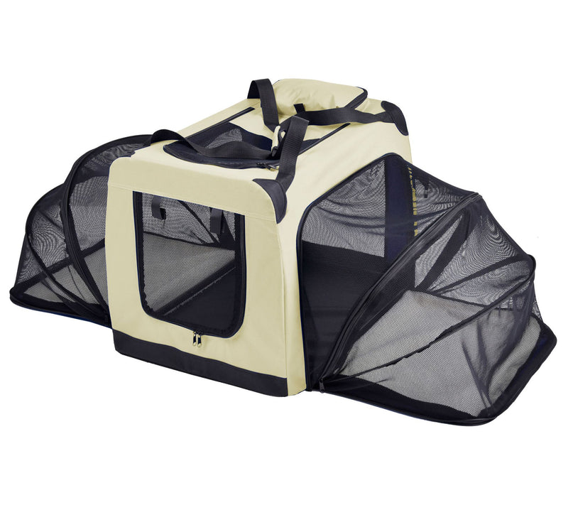 Pet Life Hounda Accordion Metal Frame Expandable Pet Dog Crate — View 7
