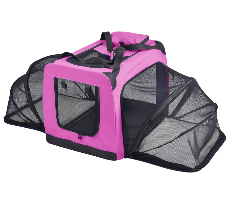 Pet Life Hounda Accordion Metal Frame Expandable Pet Dog Crate — View 9