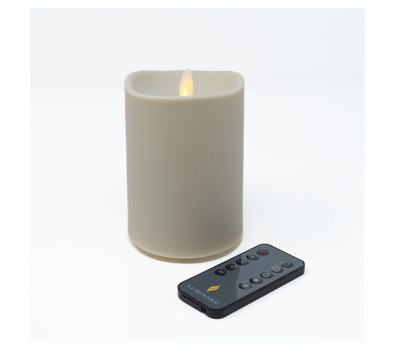 Luminara 4.5" Outdoor Flameless Candle with Remote Control — View 7