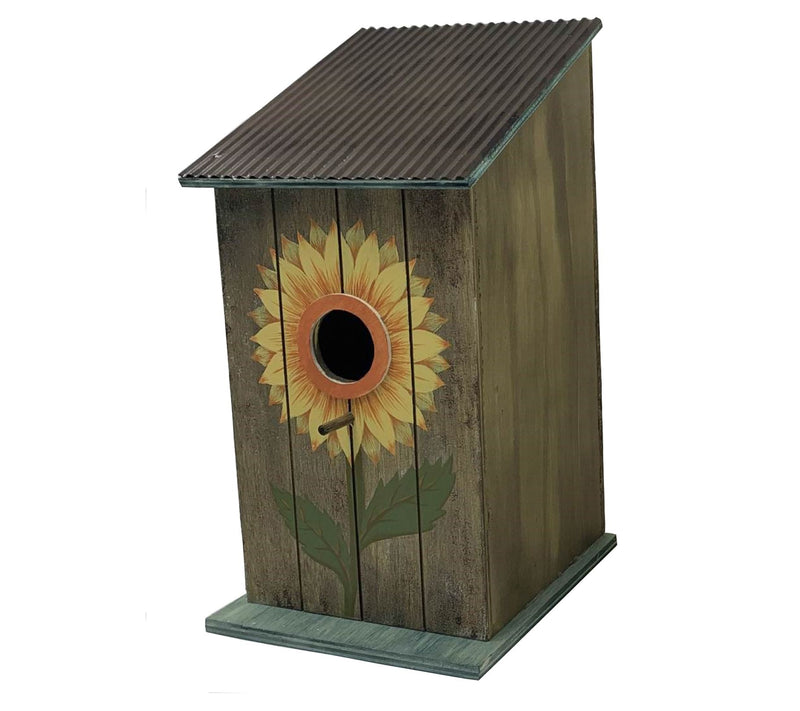 Santa's Workshop Inc. 12" Sunflower Birdhouse — Main view