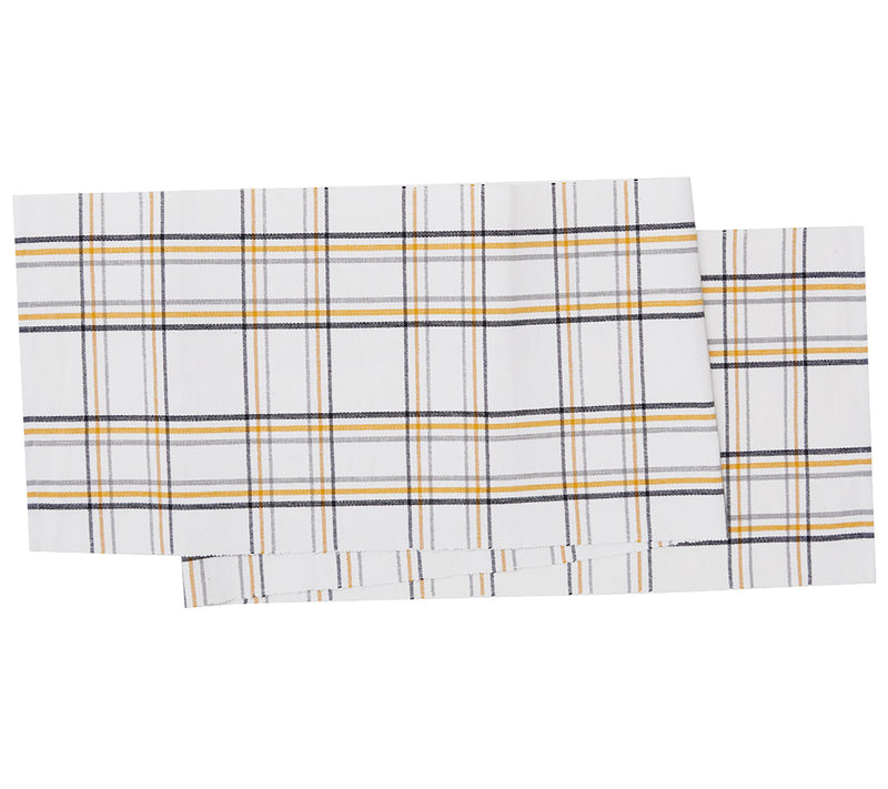 Honey Bee Plaid Table Runner by Valerie — View 3