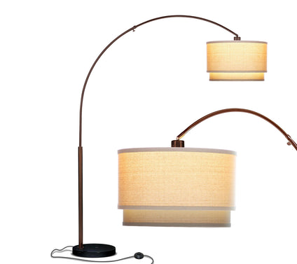 Brightech Mason 81 in. LED Arc Floor Lamp