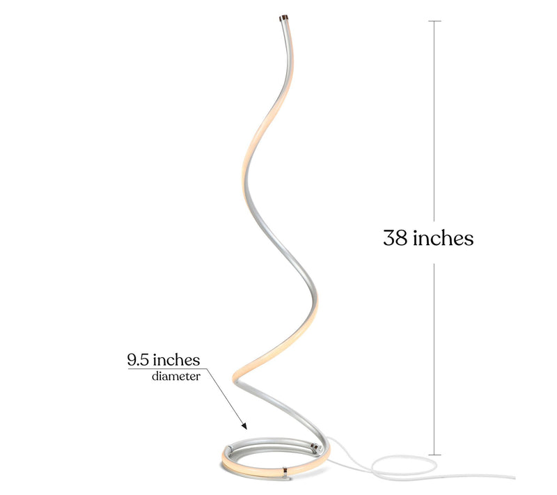Brightech Allure 38 in. LED Floor Lamp — View 11