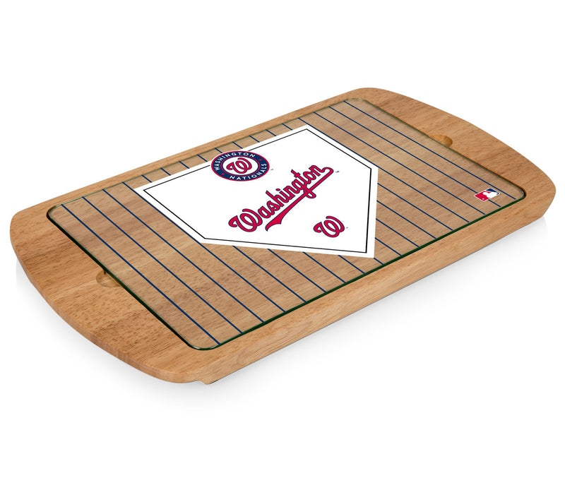 Oniva MLB Billboard Glass Top Serving Tray — Main view