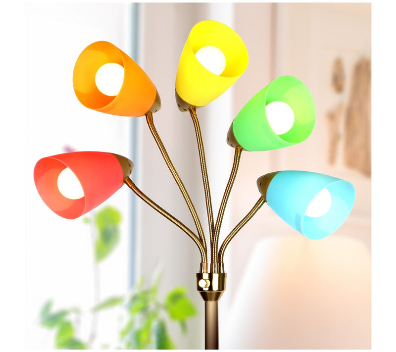 Brightech Medusa 74 in. LED Multi-Head Floor Lamp — View 8