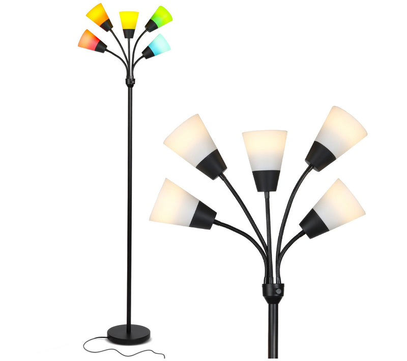 Brightech Medusa Modern 78 in. LED Multi-Head Floor Lamp — View 5