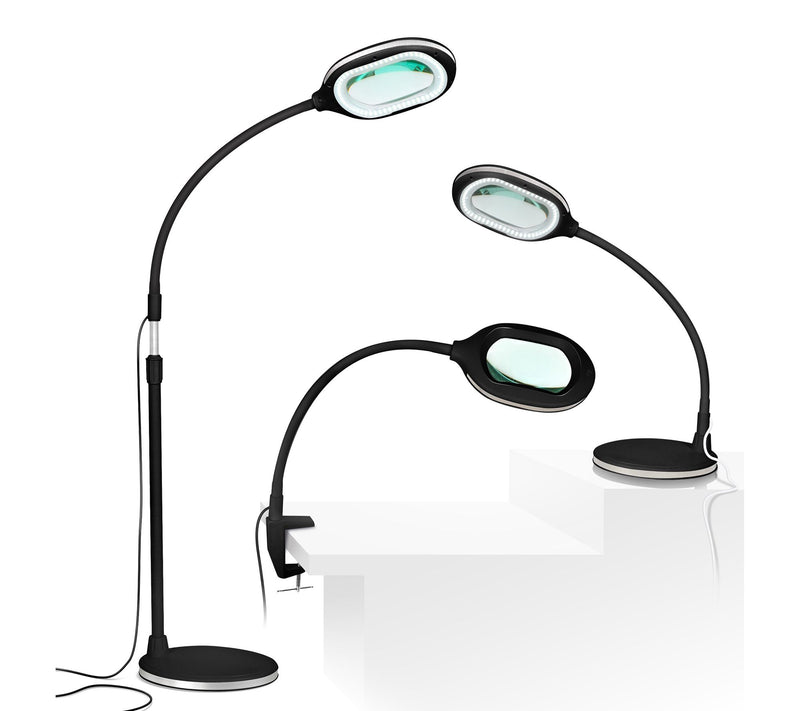 Brightech Lightview 3-in-1 LED Magnifier FloorDesk Lamp — View 3