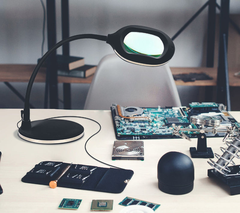 Brightech Lightview 3-in-1 LED Magnifier FloorDesk Lamp — View 9