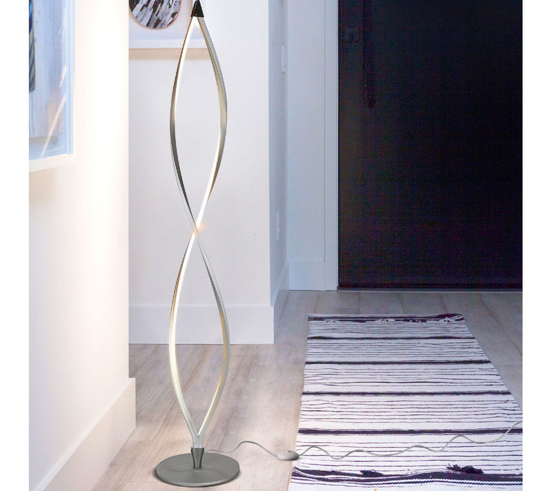 Brightech Twist 43 in. LED Floor Lamp — View 7