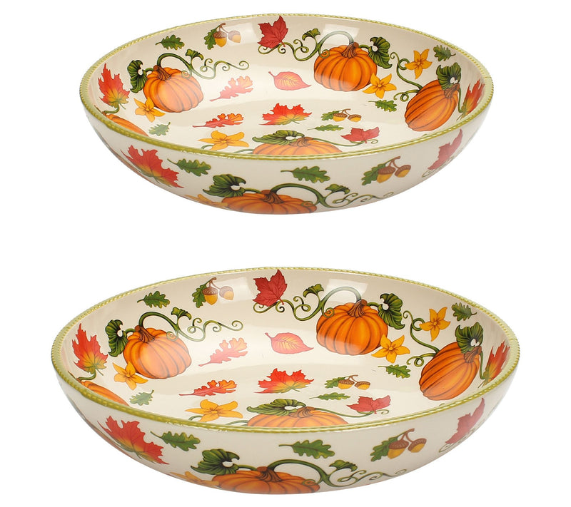 Temp-tations Seasonal 3-qt & 4-qt Shallow Bowl Set — Main view