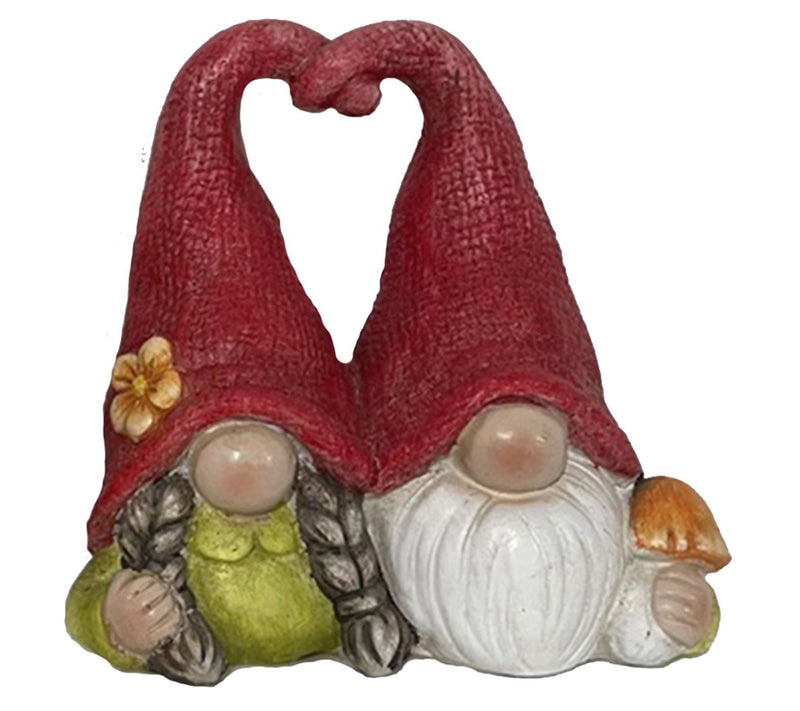 Santa's Workshop Inc. 7.5" Resin Gnomes in Love — View 3