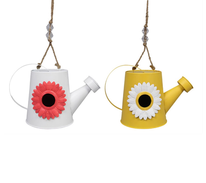 Young's Metal Garden Flower Birdhouse, Set of 2 — View 3