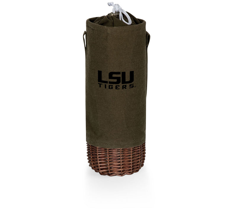 Picnic Time NCAA Malbec Insulated Wine Bottle Basket — Main view