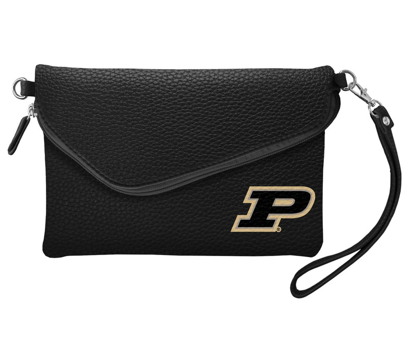 Littlearth NCAA Fold Over Cros sbody Pebble Pu rse — Main view