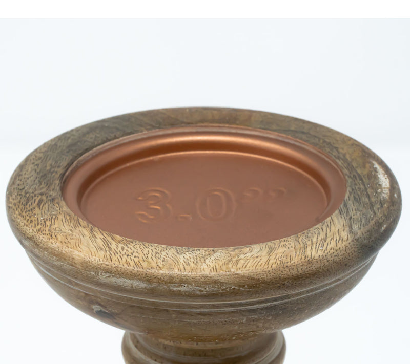 11" Tall Dual-Sided Pillar Candle Holder by Greystone Home — View 6